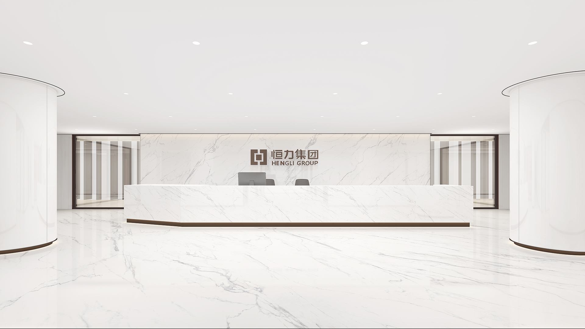 恒力惠州办公楼室内设计方案说明「图纸」