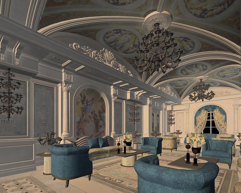 喜欢古典会所设计风格的理由