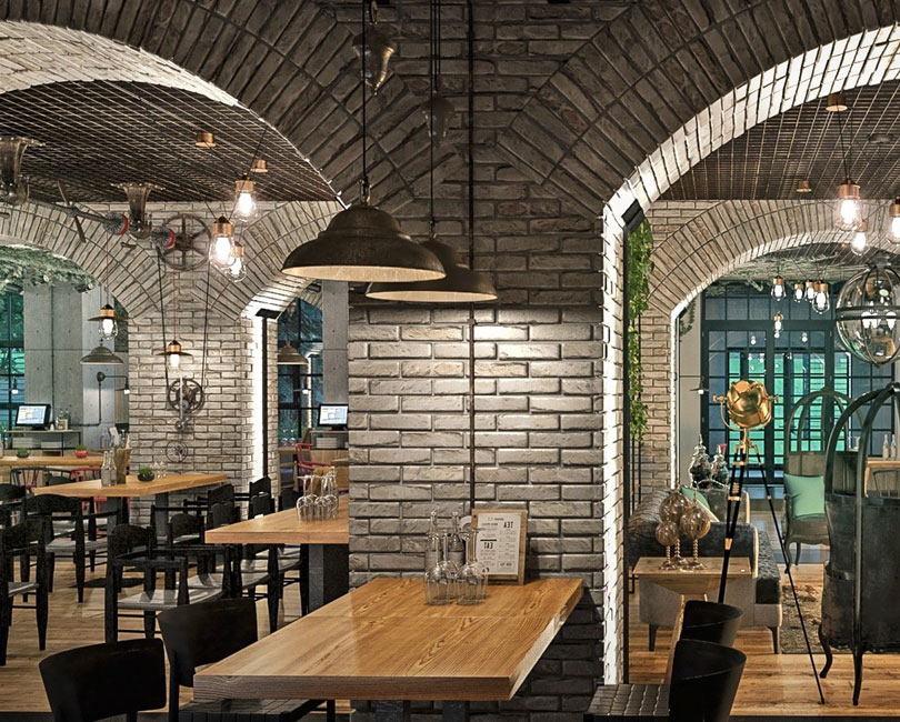 商业餐饮空间设计中的5种天然装饰材料