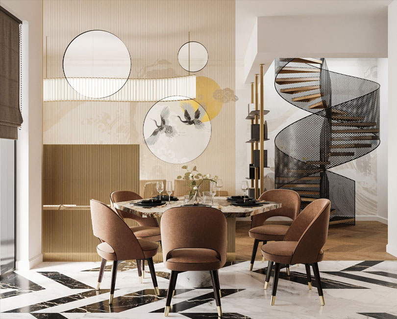 如何使用特色民宿设计元素描述空间