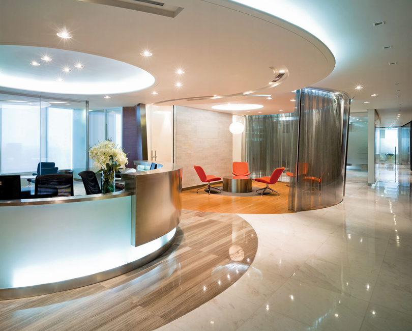 保险公司办公楼前厅前台设计的4个基本要素