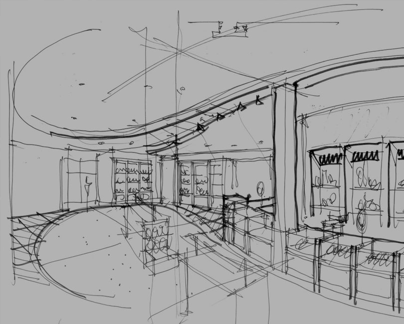 如何设计环保零售店和深化设计图纸