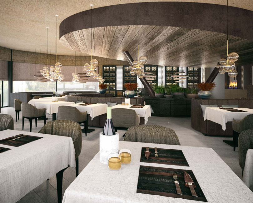 增强高端高尔夫俱乐部体验的室内设计