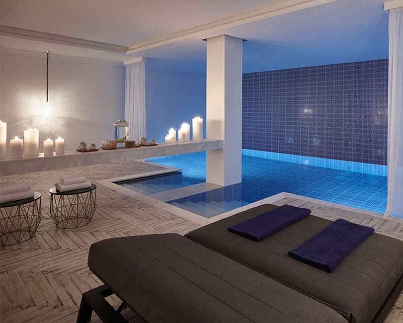 最大化利用空间、布局和设计完美的酒店水疗中心第一印象