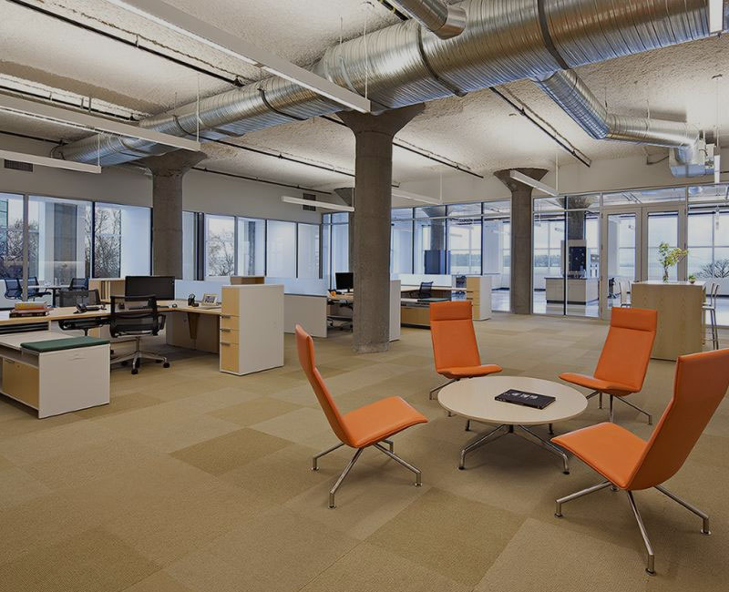 开放式办公室平面图规划技巧